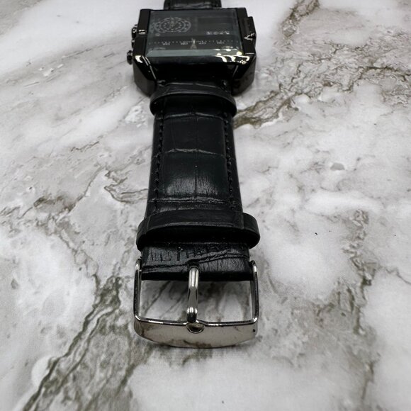 LIGE Watch Men Black Analog Digital Triple Time 42MM Dial New Battery 9.5 Inch - Picture 6 of 15